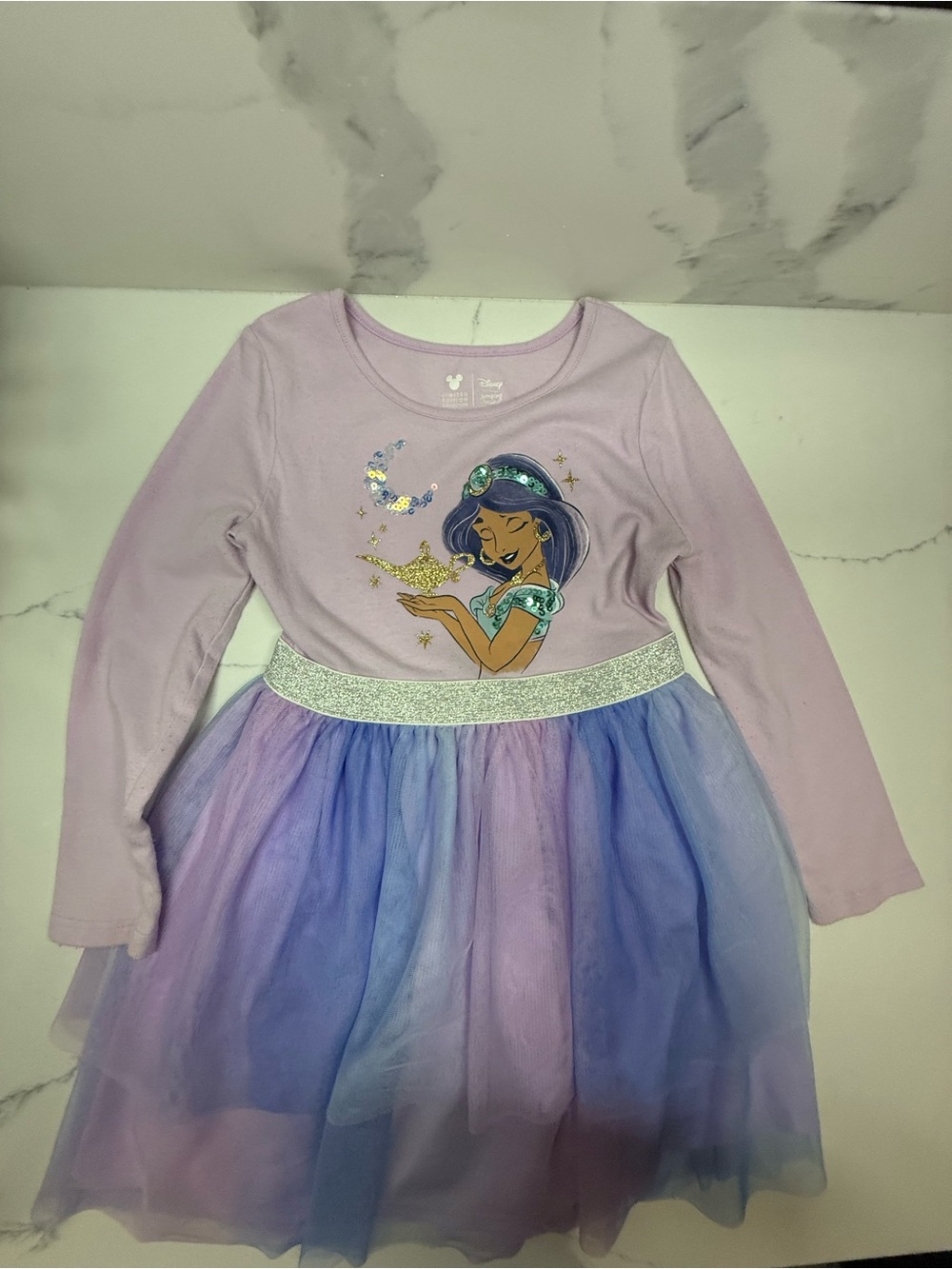 Limited Edition Collection Disney Lavender and Blue Jasmine Tulle Dress